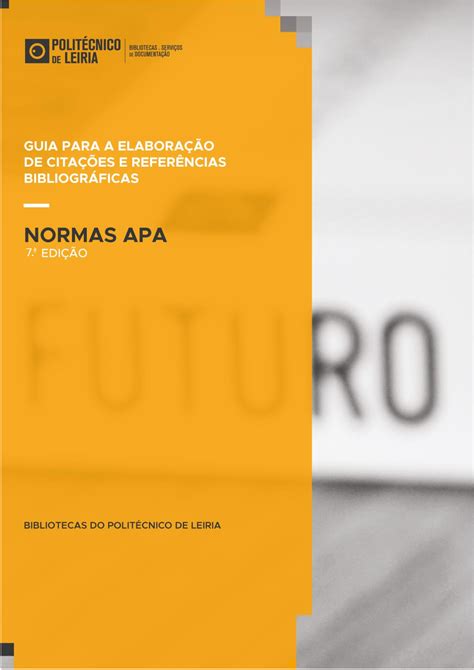 norma apa 2022|CITAR E REFERENCIAR COM AS NORMAS APA, 7ª Edição